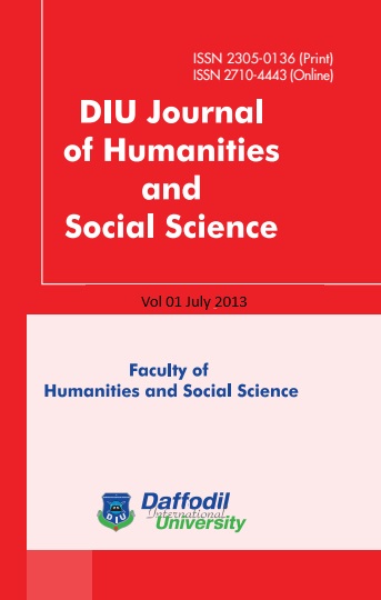 View Vol. 1 No. 01 (2013): DIU Journal of Humanities and Social Science